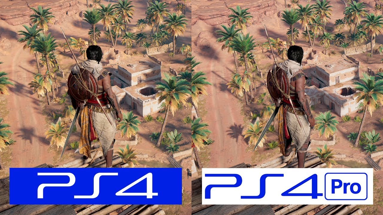 omgivet historie hvile Assassins Creed Origins | PS4 VS PS4 Pro | GRAPHICS COMPARISON |  Comparativa - YouTube