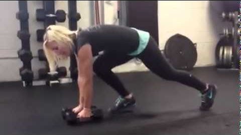 Morgan plank row and tricep kickback