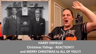 American Reacts HARRY ENFIELD Christmas Tidings REACTION