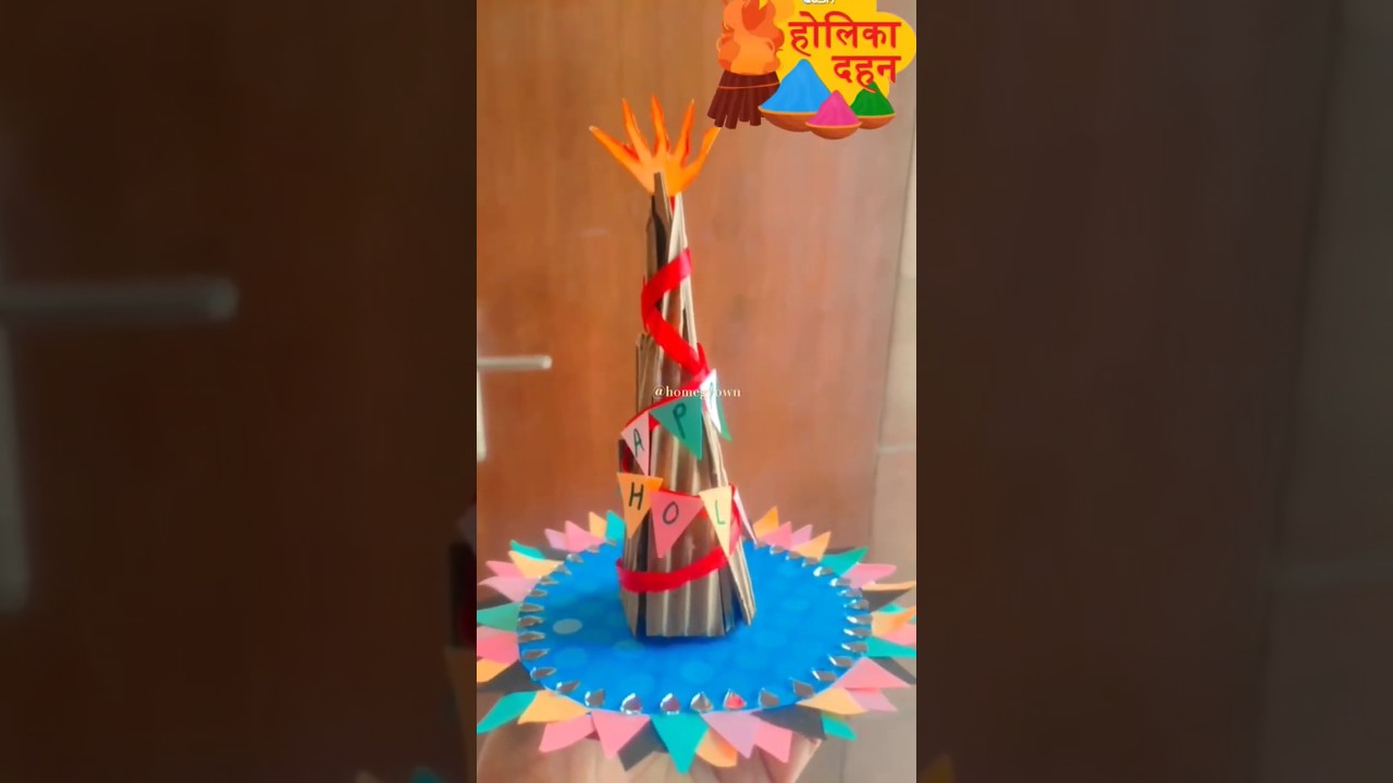 Diy Holika Dahan Craft 