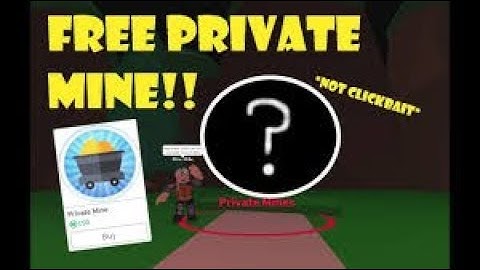 Free Private Mines Roblox Mining Simulator