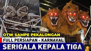 VIRAL! Ogoh Ogoh Serigala Kepala Tiga Pemuda KOMBES | Karnaval Kuripan 2025