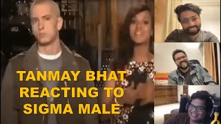 TANMAY BHAT REACTS TO SIGMA MALE RULES😎 ft. NAVEED ADVERTISER OP AND SRK #sigma#tanmay#react#srk