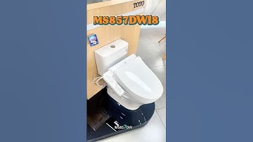 TDM.VN | Review bồn cầu điện tử TOTO MS857DW18 nắp rửa điện tử TCF23710AAA mới ra mắt năm 2025