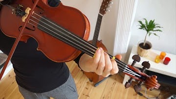 How to play Frere Jacques | SUPER Easy Beginner Song | Violin Tutorial