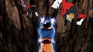 Ultra Instinct Goku vs Toppo and Dyspo DBS