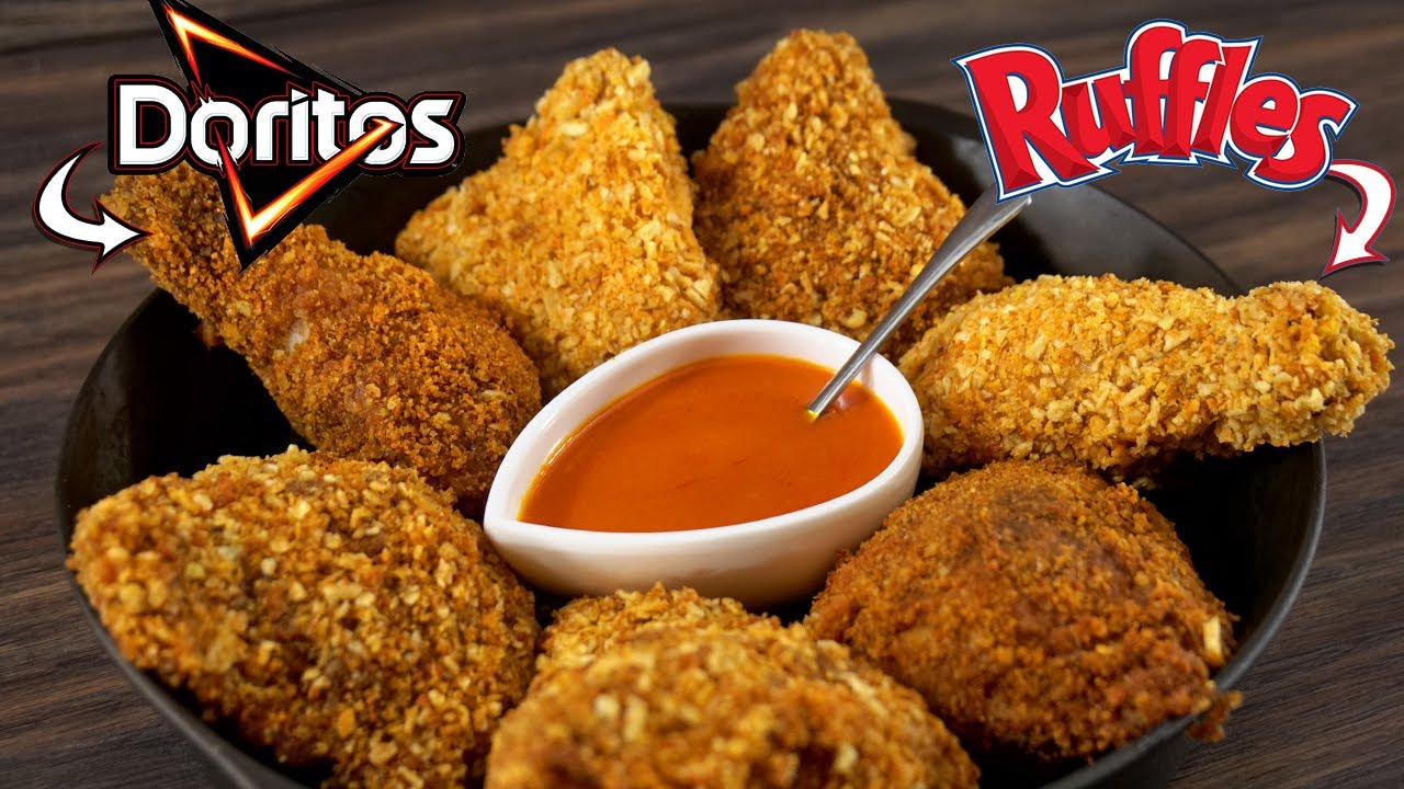 Chips Crusted Fried Chicken Experiment, It's Genius!? YouTube