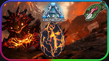Ark: Genesis | Lava Biome, The Hunt For Magmasaur Eggs #9 (Ark Genesis Part 1 DLC)