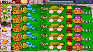 Plants vs. Zombies Survival Day Gameplay - Plants vs. All Zombies BEST GLITCH STRATEGY TO WIN