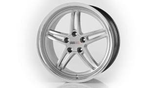 Cray Corvette Wheels Scorpion - Hyper Silver Mirror Lip