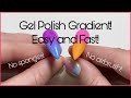 Easy Gel Polish Gradient Nails!