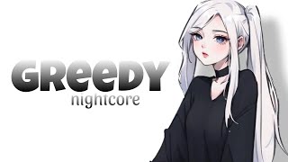 Nightcore♡ - Greedy ( Tate McRae ) Lyrics♡ Resimi