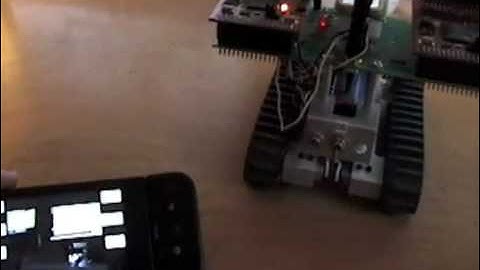 Android SRV1 - robot control via Google Android phone