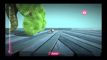 LittleBigPlanet™3 3D character and dinosaur