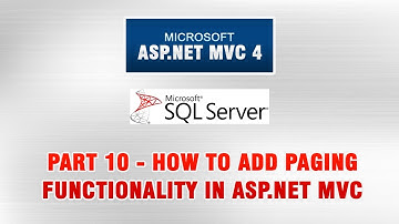 ASP.NET MVC 4 Database Tutorial In Urdu - How to Add Paging in ASP.NET MVC