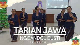 Tarian Jawa Nggandol Gusti, dalam perayaan Natal Kristus Pelkat PKP