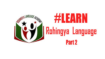 Learn Volews of Rohingya Language Part 2 (Aafor-1)