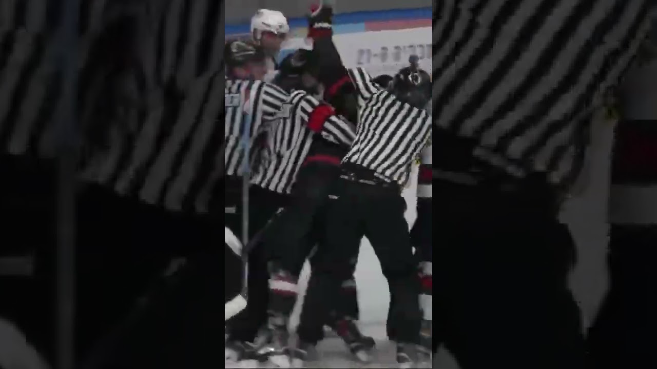 Unsportsmanlike USA vs CANADA 21st Maccabiah Open Mens Hockey
