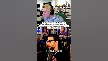 XQC realizes Hasan Piker did in fact use a shock collar on his dog🫣‼️ #xqc #hasan #streamer