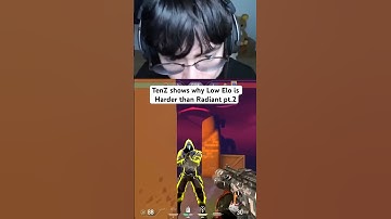 TenZ shows why Low Elo is Harder than Radiant pt. 2 #valorant #valorantfunny #tenz #kyedae