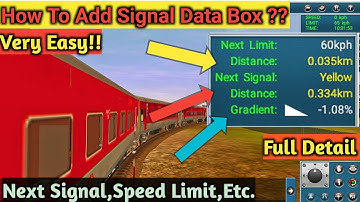 #How To Add Signal Data Box In Trainz Simulator Full Detail #trainzsimulator