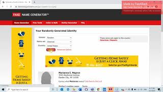 Rpa Generated Random User Using Uistudio