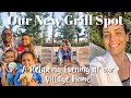 Using our New Grill Spot for the First Time | Village Life | Kenya | USA   Kenya | Family Vlog