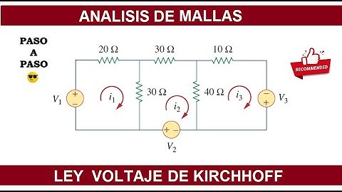 ✅ Problema  3.42 Alexander SADIKU | Como hacer analisis de mallas en un circuito electrico | LVK