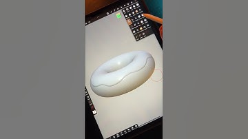3D Sculpting donut tutorial using Nomad Sculpt on IPad Pro