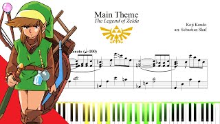 The Legend of Zelda Main Theme – Koji Kondo, 近藤 浩治 楽譜