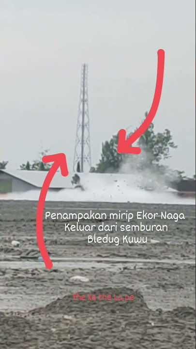 penampakan mirip Ekor Naga di Bledug Kuwu