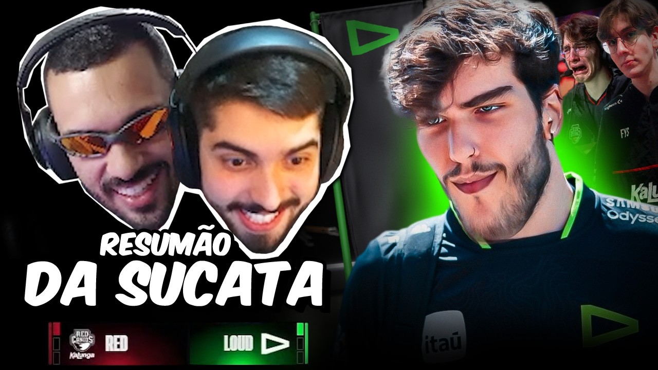 NÃO SOBROU NADA PRO BETA! FINAL COPA CBLOL RED vs LOUD | RESUMÃO DA SUCATA