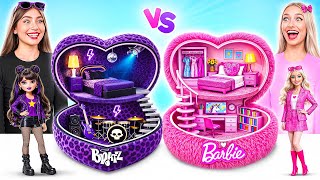 Kami Membangun Rumah Boneka Menakjubkan Barbie vs Bratz Tantangan | Seru Dekorasi Ide Multi DO Smile