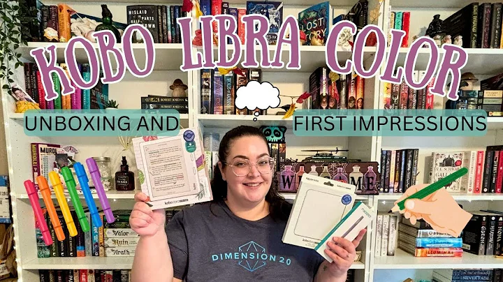 🌈 Kobo Libra Color: unboxing & first impressions!! 🌿