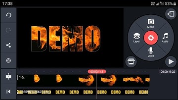 Fire intro 🔥🔥 || Wipe Fire Effect Text Tutorial kinemaster+Pixelab Tutorial