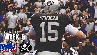 Bills vs Raiders 2026 Season Week 6 Madden NFL 26 Simulation