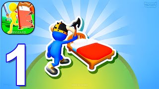 Bed Wars Stickman Wars - Gameplay Walkthrough Part 1 Stickman Bed Wars Mine & Fight (iOS, Android) screenshot 2