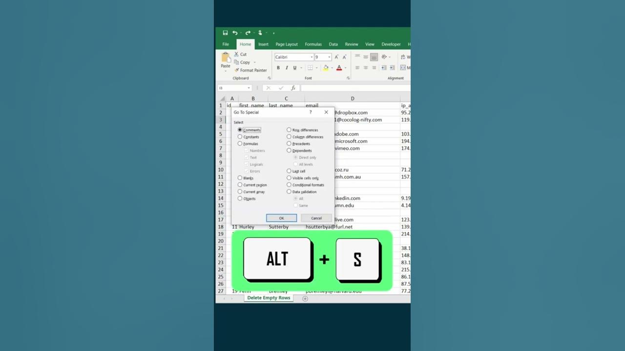 quick-shortcut-to-delete-empty-rows-in-excel-blank-rows-tricks
