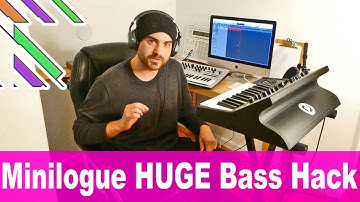 Korg Minilogue HUGE Bass Hack Tutorial