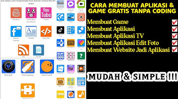 Cara Membuat Aplikasi & Game Tanpa Coding || MUDAH & SIMPLE ~ TUTORIAL ANDROID