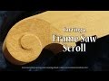 Carving a Frame Saw Scroll - Complete Lesson