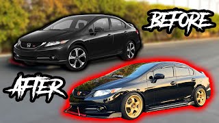 Honda Civic Si 9th Gen Transformation In 15 Minutes