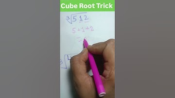 Cube Root Trick # Math Hack# Viral # trending shorts # Math trick #