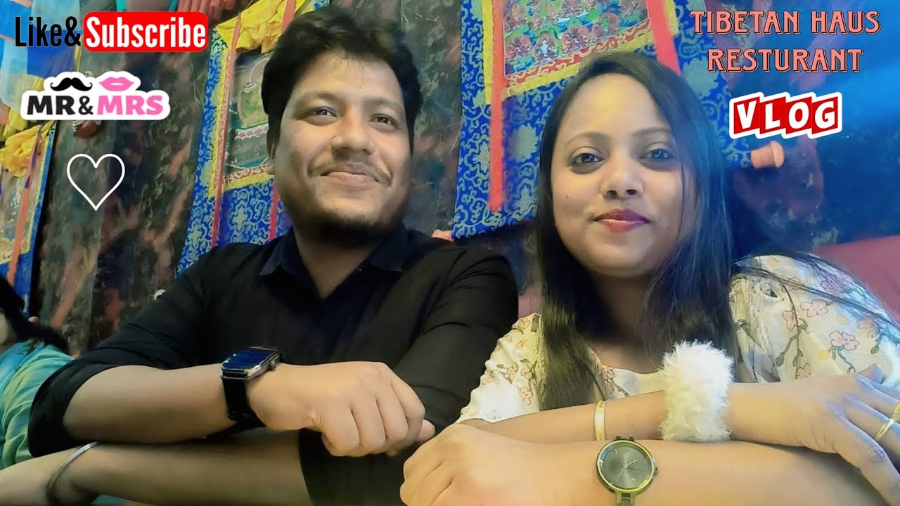 Mr. & Mrs. – A Day Just for Us ❤️|Tibetan Haus Resturant @Ami_Ek_Jajabor Vlog-17