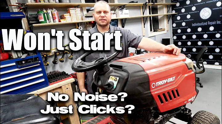 Riding Mower Won't Start Won't Crank Or Do Anything No Clicking No Noises Full Diagnosis & Repair