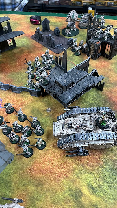 Dark Angels vs Death Guard!