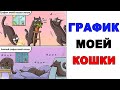 Лютые приколы. ГРАФИК МОЕЙ КОШКИ. угарные мемы