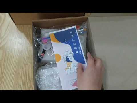 석고상칠하기 DIY kit 언박싱 영상