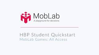 HBP MobLab Games: All-Access, Student Quick Start screenshot 2