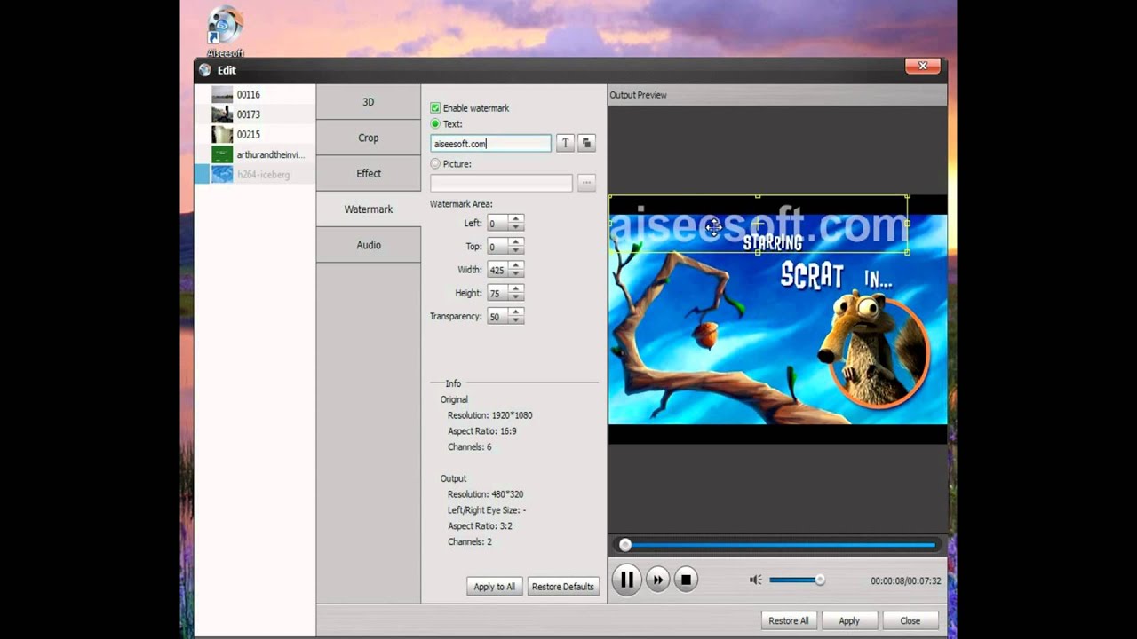 How to convert video and rip DVD/Blu-ray Disc to 2D/3D movie?